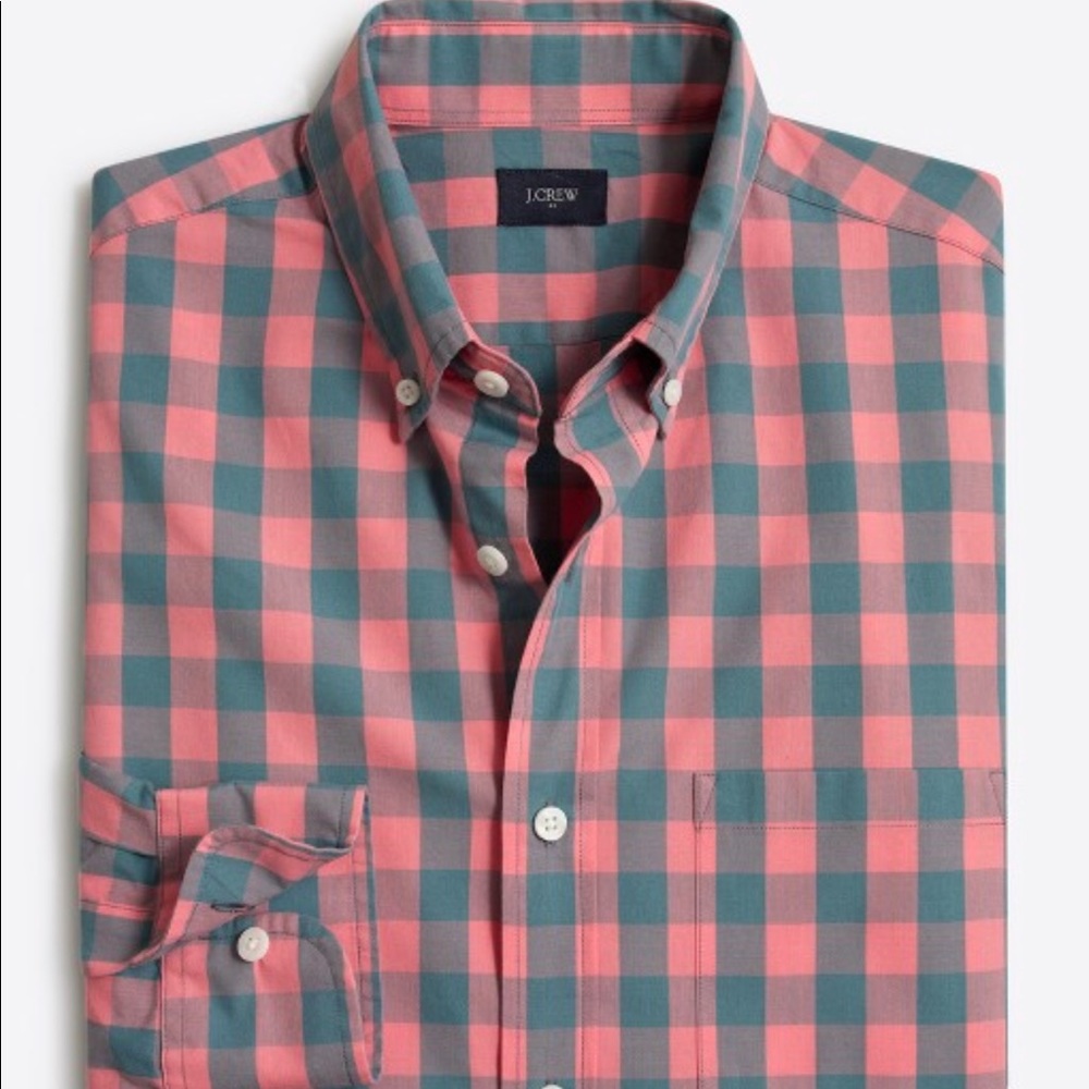 J Crew Men’s Slim Flannel (Size L)
